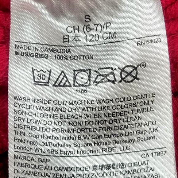 Gap Kids Pretend Sweater Sweatshirt Size S (6-7) - Picture 4 of 5